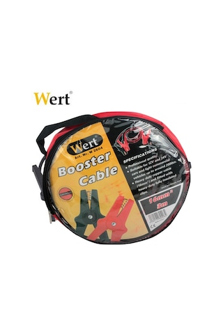 Wert 2604 Akü Takviye Kablosu 16Mm². 3M. Otomobil İçin