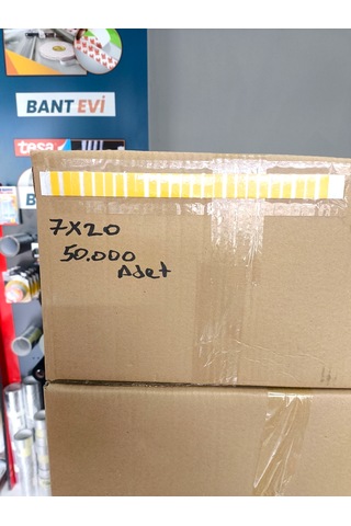 Die Cut Köpük Çift Taraflı Bant 7x20mm 1 Koli Özel Şekilli Kesim