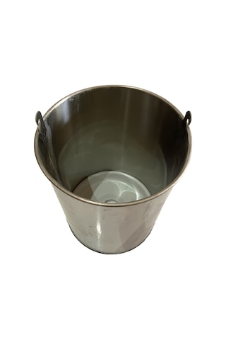 Çelik Soba Kovası Krom Kömür Kovası Talaş Kovası Odun Kovası-250