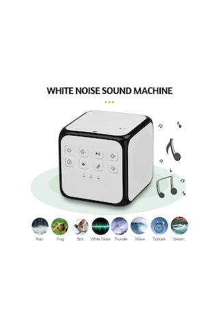 Shineyee Bebekler İçin Taşınabilir Beyaz Gürültü Makinesi - 22 Rahatlatıcı Ses, Tf Kart Yuvası Ve Kulaklık Girişi Diğer