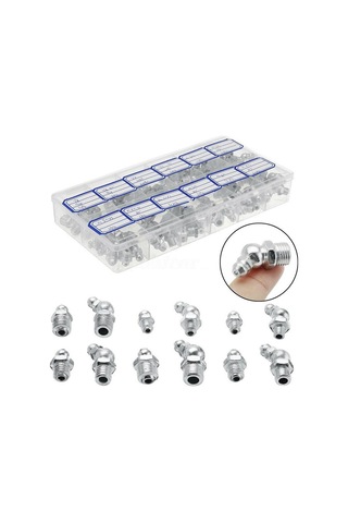 Suntek 130x Çinko Kaplama Hidrolik Gres Nipelleri Sprey M6