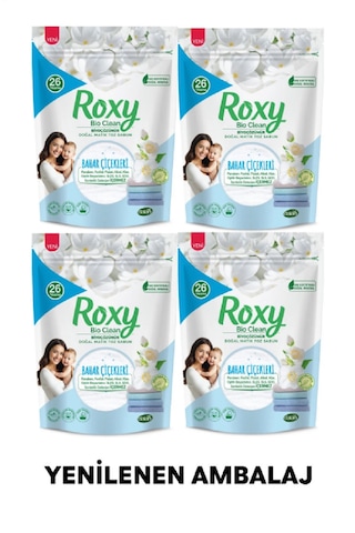 Dalan Roxy Bio Clean Doğal Matik Toz Sabun Bahar Çiçekleri 800 Gr X 4 Adet
