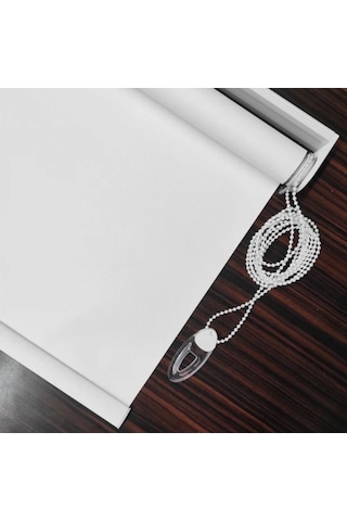 Beyaz Karartma Blackout Stor Perde Altı Düz