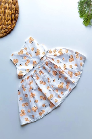 Yazlık Elbise Kısa Kollu Kız Çocuk Elbise Bebek Giyim Kız Bebek Elbise Elbcckıp 001