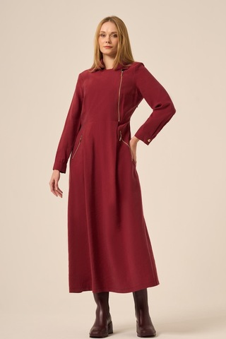 Ftz Women Ftz Kadın Modal Elbise Bordo 31183 Bordo