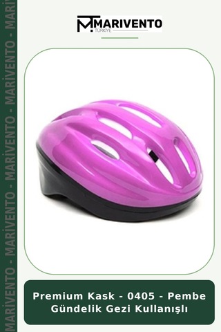 Premium Kask - 0405 - Pembe Gündelik Gezi Kullanışlı