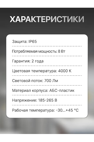 Tdmelectric Banyo İçin Led Duvar Aplik Oval Avize 138980120 Beyaz