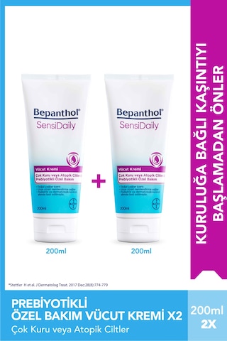 Bepanthol Sensidaily Vücut Kremi 2 x 200 ML