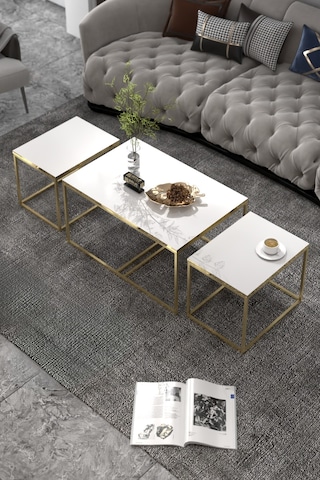 Tv Sehpası Tv Ünitesi 160 Cm Gümüş Beyaz Mistral 5073 Çok Renkli