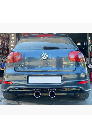 Vw Golf 5 R32 Arka Ek Reflektörlü Mat Siyah 2003 2005 2006 2007 2008 2009 Arka-difizör-bodykit-ek