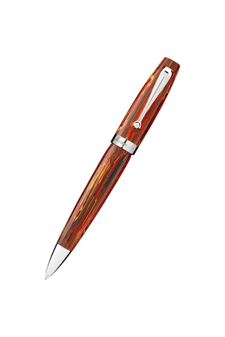 Montegrappa Mia Flaming Heart Özel Üretim, Kahverengi, Tükenmez K Siyah