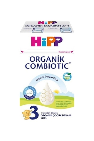 Hipp 3 Organik Combiotic Devam Sütü 600 G 2 Adet