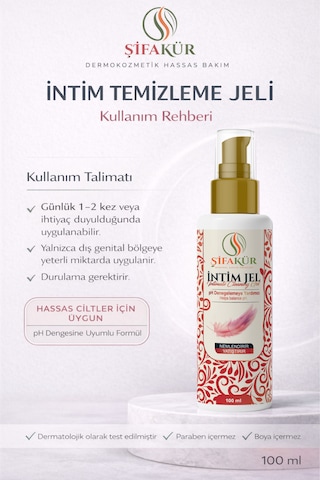Şifakür İntim Temizleme Jeli 100 ML