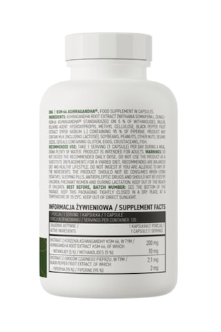 Ostrovit Ksm-66 Ashwa/Gandha 200 Mg Takviye Edici Gıda 120 Tablet