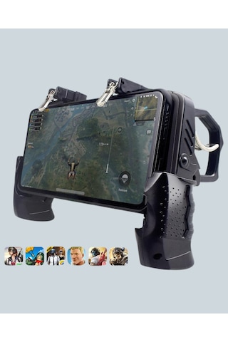 Gerçekçi - 107 - Oyun Deneyimi Sunan Dört Parmak - Spt-gld - Mobil Gamepad