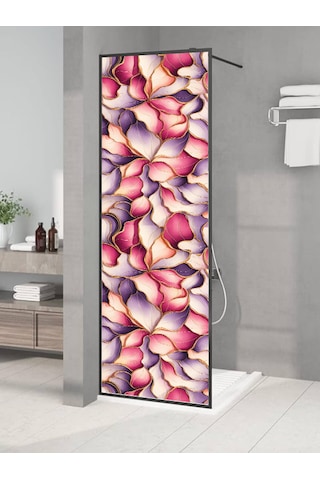 Wınk Fol Duşakabin Cam Vitray Kendinden Yapışkanlı Folyo 50x200 Cm Çifttaraflı Görünümlü Mahremiyet Z4cam Kaplama 50 200