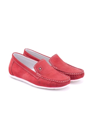 Star Tombis Loafer Çocuk İç Destekli Ayakkabı Kırmızı
