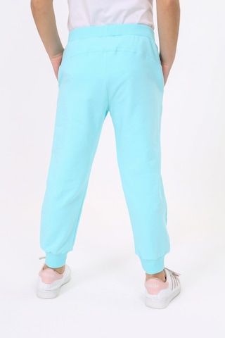 Toontoy Kız Çocuk Beli Paçası Ribanalı Cepli Basic Jogger Eşofman Altı 2 İplik Su Yeşili