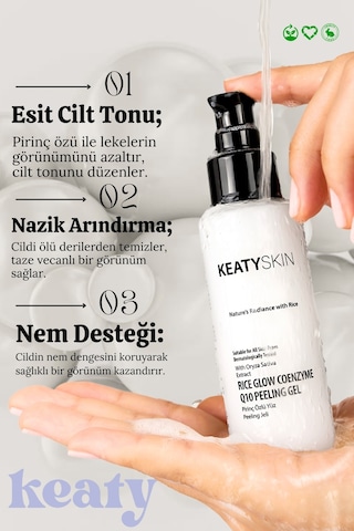 Pirinç Özlü Arındırıcı Aydınlatıcı Anında Soyulan Yüz Peelingi 100ml Tek Ebat