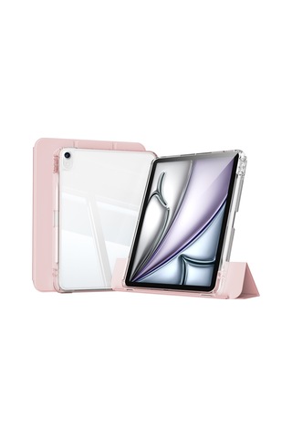 Apple     Uyumlu iPad Air 11 2025 M3 Kılıf Magnetik Ayrılabilen Airbagli Zore Sliding Tablet Kılıfı Kapaklı Kılıf