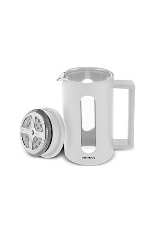 Karaca Leya French Press 600 Ml Beyaz Beyaz