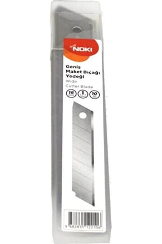 Maket Bıçağı Yedeği Geniş 18 Mm 10 Lu Tüp Br-736