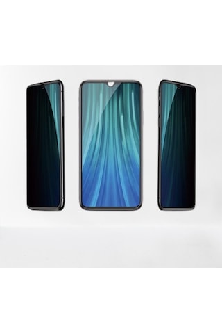 Realme 5i Mat Hayalet Ekran Gizli Privacy Tam Kaplayan Kırılmaz Cam Seramik Nano Ekran Koruyucu Şeffaf
