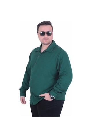 Starbattal Erkek Büyük Beden Uzun Kollu Gömlek 25727 Neftı Neftı