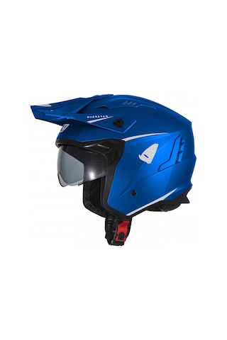 Ufo Plast Sheratan Jet Açık Kask Mavi