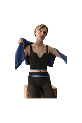 Penti Haki Seamless Dikişsiz Kalp Yaka Çıkarılabilir Pedli Spor Sütyeni