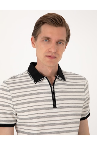 Pierre Cardin Erkek Bej Tişört 50306085-vr011 Bej