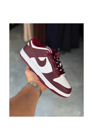 Nike Dunk Low Retro Sb Günlük Kullanım Düz Taban Unisex Spor Ayakkabı Bordo Beyaz Nike Dunk Low Retro Sb Günlük Kullanım Düz Taban Unisex Spor Ayakkabı Bordo Beyaz