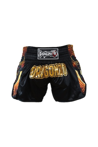 Dragondo Kb357 Los Muertos Kick Boks Şort Muaythai Şortu Siyah