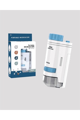 Cep Mikroskop, Led Aydınlatmalı 80-200 Kat Büyütmeli