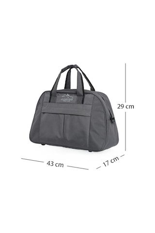 Cambridge Polo Club Orta Boy Seyahat Valizi Plvlz60020-m-gri Bordo