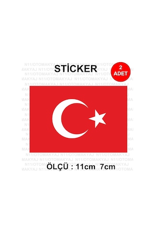 Türk Bayrağı Etiket Yapışkanlı - Araba Kask Motosiklet Sticker Türk Bayrağı Etiket Yapışkanlı - Araba Kask Motosiklet Sticker