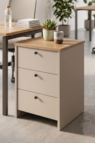 Robin Home Opus 45x40 Cm 3 Çekmeceli Ofis Keson Komodin Sepet-kumsal