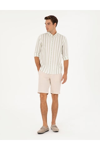 Pierre Cardin Erkek Bej Şort / Bermuda 50285713-vr011 Bej