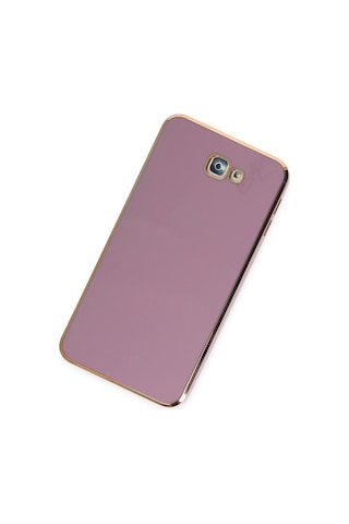 Newface Samsung Galaxy Uyumlu J7 Prime Kılıf Volet Silikon Glblseme - 47 - Mor