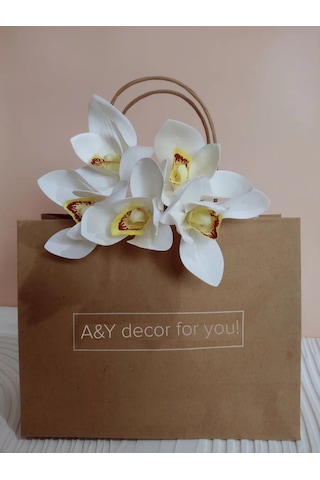 A&y Decor For You Sentetik Cimbidium Orkide 366259448