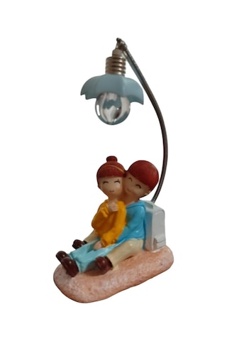 Oturan Çift Model Biblo Hediyelik 10 15 Cm