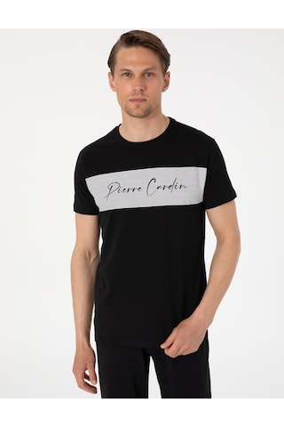 Pierre Cardin %100 Pamuk 6080 Luxury Kısa Kol Erkek Pijama Takımı Siyah