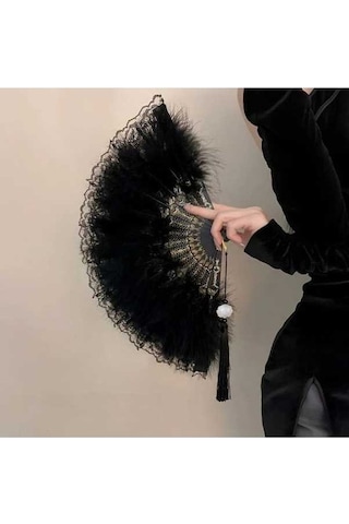 Pazly Siyah Pren Balıklı Dekoratif Fener - 42cm Genişlik, Ev, Parti Ve Hediye İçin, Kumaş Ve Plastik Malzeme