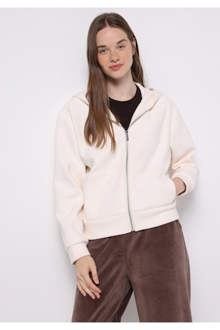 Colin's Colins Regular Fit Kapüşonlu Düz Kadın Beyaz Sweatshirt Cl1076075 Q1.v1 Ofw Beyaz