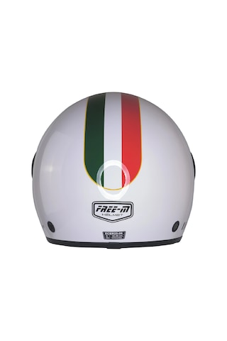 Fr-612 İtaly Gold Yarım Kask Siyah Camlı+güneş Vizörlü İtalyan