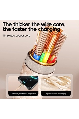 Tongxida 240w Pd Hızlı Şarj Usb-c Kablo, Olafköken 1.2m, Silvery, Type-c