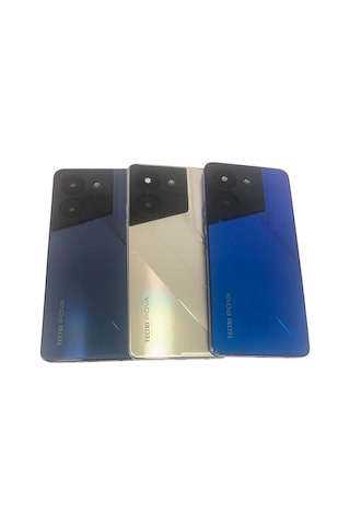 Tecno Pova 5 Lh7n Kasa Arka Kapak Pil Kapağı Mavi