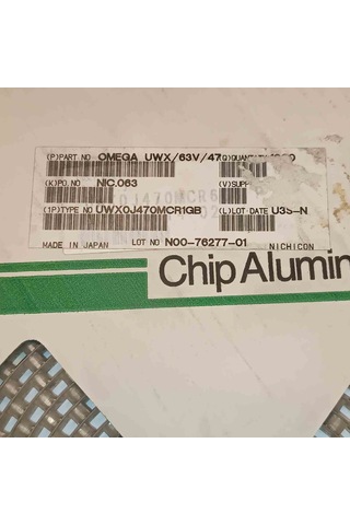 Uwx0j470mcr1gb 47mf 6.3v 5x5 Smd Kondansatör 100 Adet
