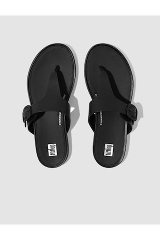 Fitflop Gracıe Ft9 Siyah Tokalı Kadın Parmak Arası Terlik Siyah