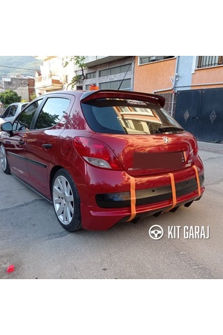 Kit Garaj 207 Arka Ek Plastik Boyalı